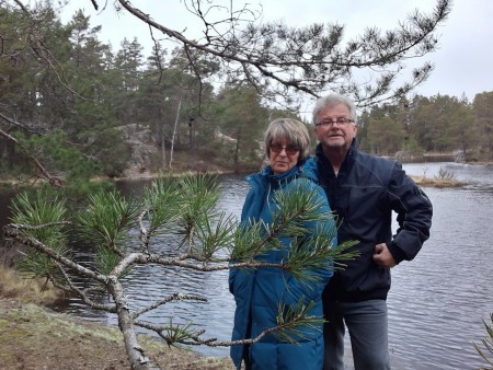Skogspromenad i Sörmlandsskogarna.(blev JÄTTE lång då vi gick fel)