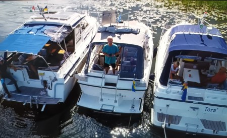 En båthelg i mitten på Juli