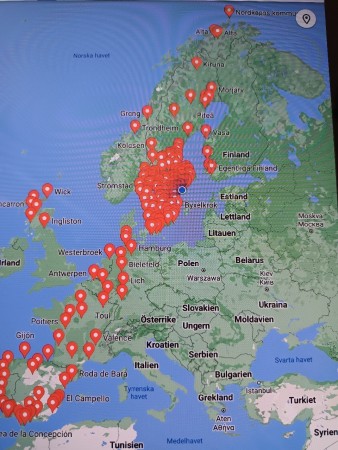 Närmare 10000 mil husbil har det blivit